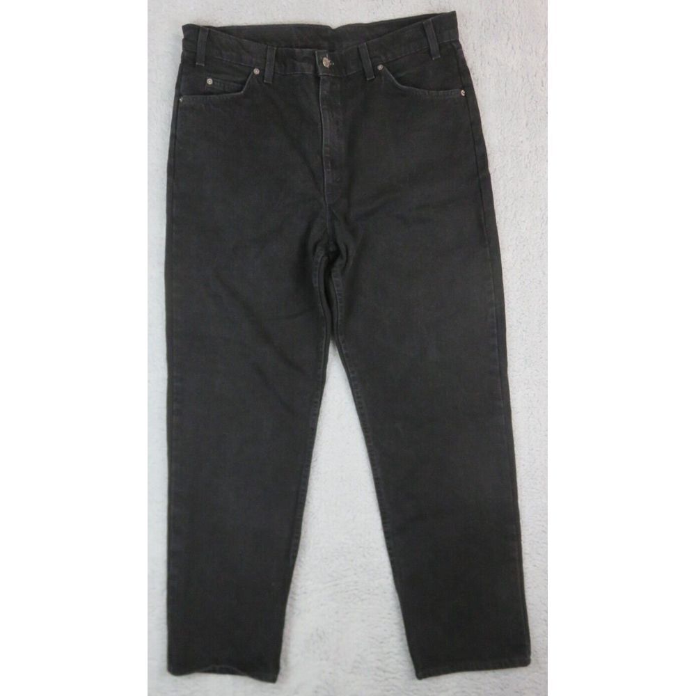 Mens Levis Jeans Size 40x32 (38x33) 550 Relaxed Fit Made In USA Black Cotton Y2K